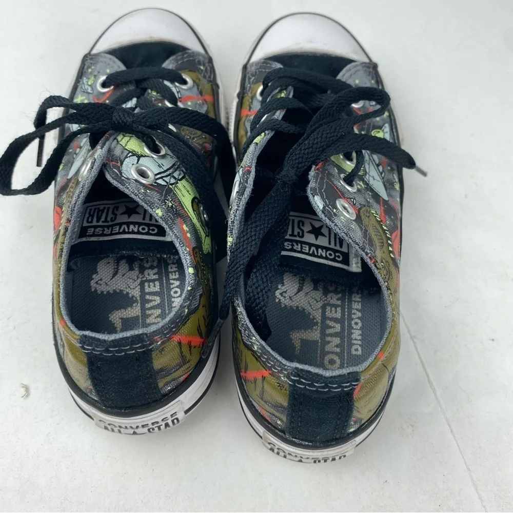 Converse All Stars Boys/Kids 1 Dinosaur Space Low Top Lace Up Sneakers